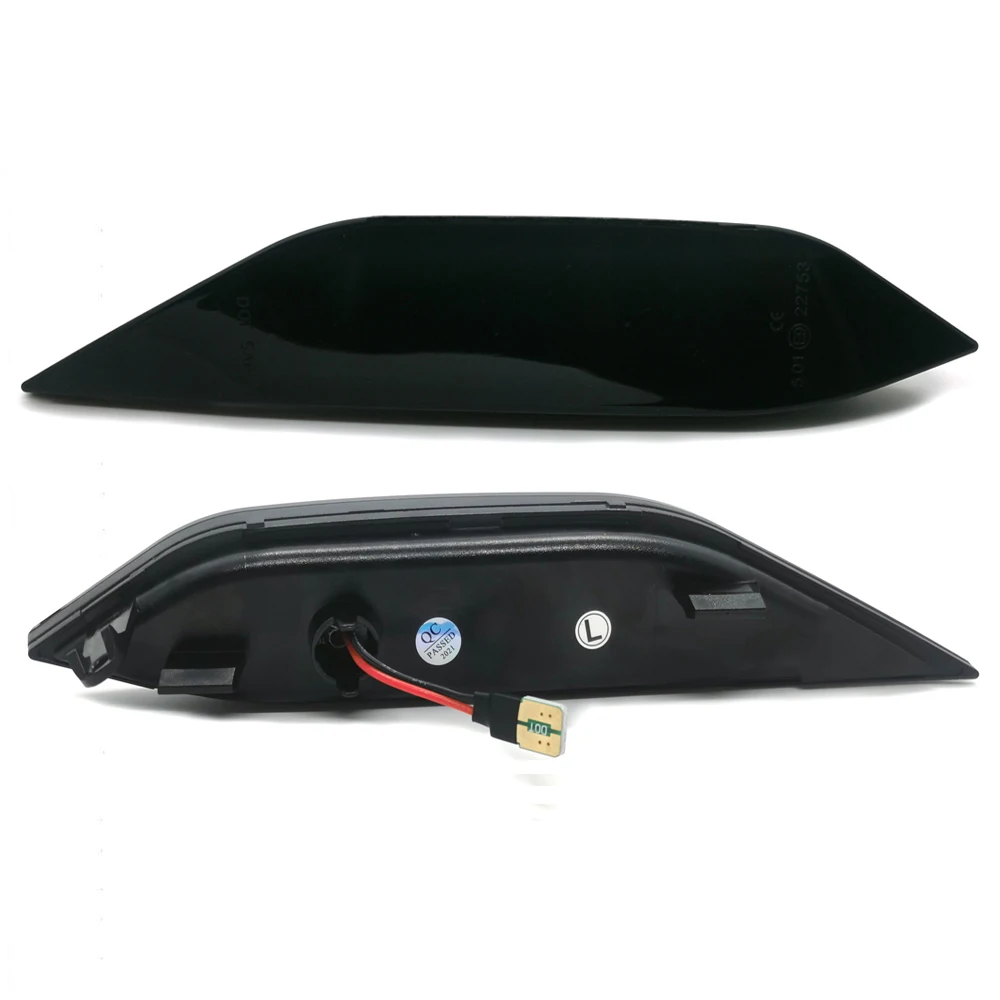 

Нормальный янтарный светодиодный боковой габаритный указатель поворота, индикатор для Porsche Cayenne 958 92A 2011 2012 2013-2014 OEM # 95863107200