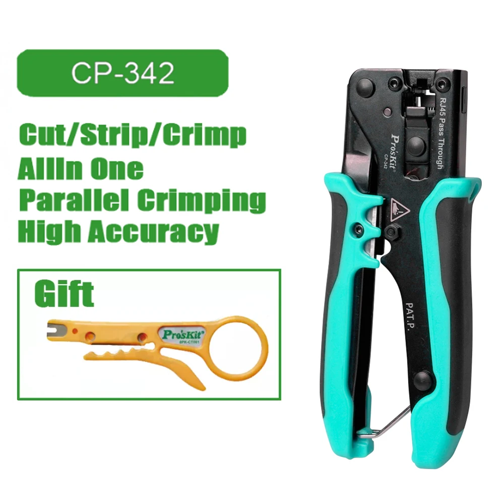 

Инструмент для обжима кабеля 4 в 1, с перфорацией