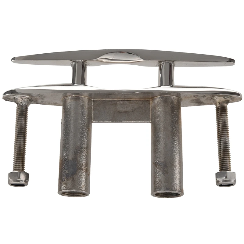 

New1pc Marine 316 Stainless Steel Boat Pull Up Flush Mount Lift Cleat Bolts Yacht Boats Accessories