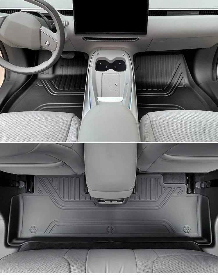 Для XPeng MONA M03 2024 коврики для багажника TPE подушечки ног передние и задние