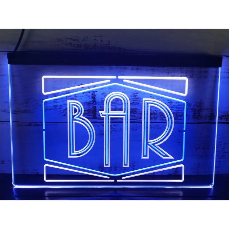 

Двухцветная светодиодная неоновая вывеска Happy Hour Island Home Bar