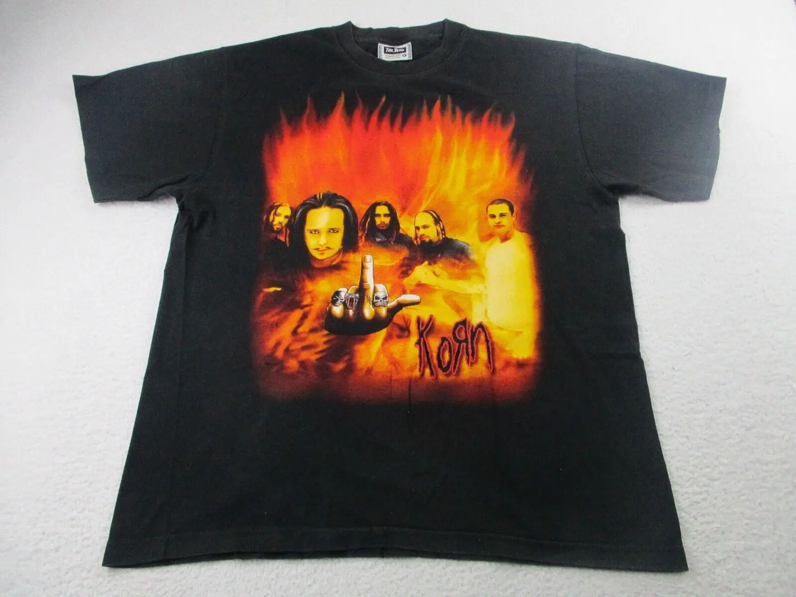 Винтажная Футболка Korn XL Band 90s Y2K Nu Metal Untouchables The Roxx