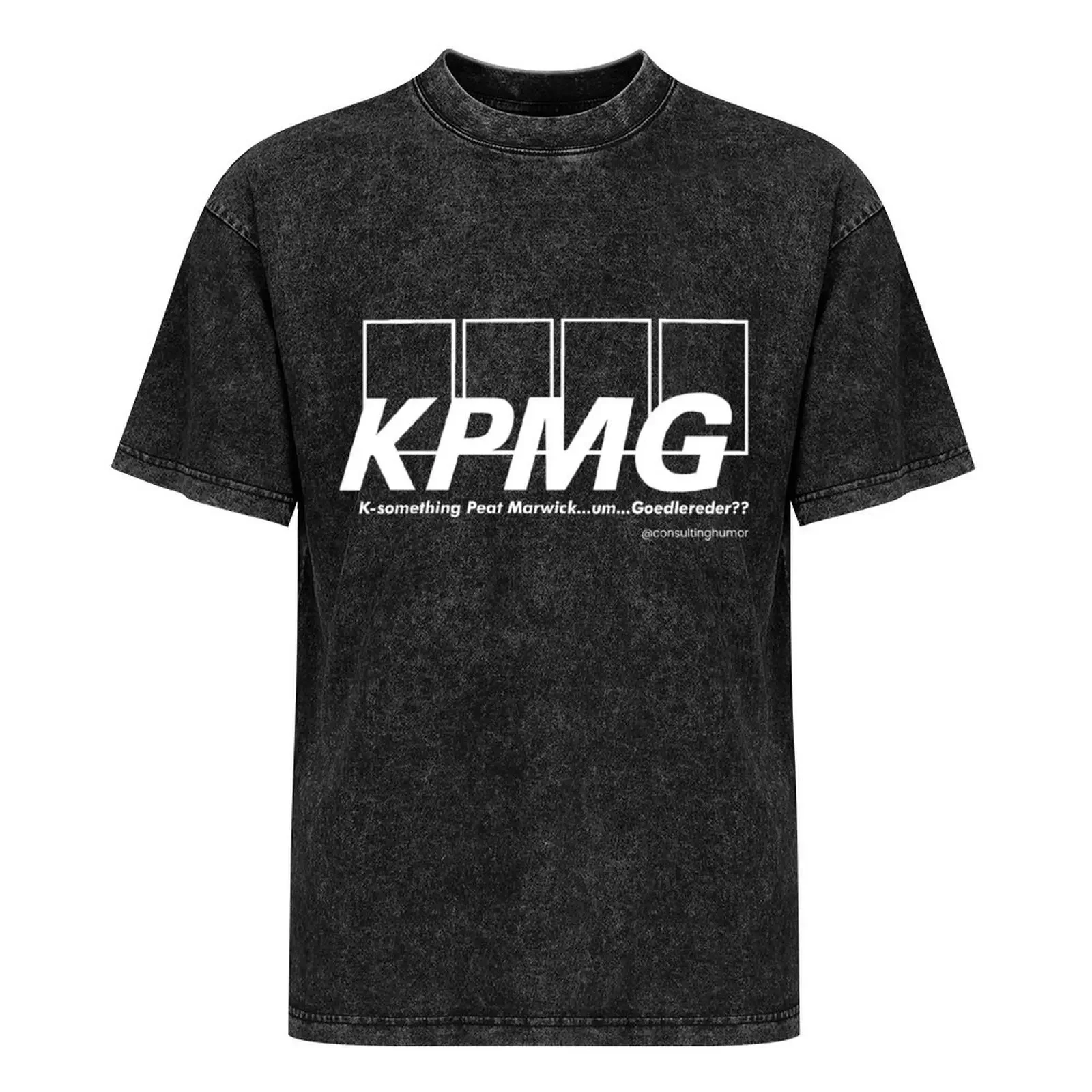 Футболка KPMG? (для темных фонов) футболка с голубым архивом на заказ футболки