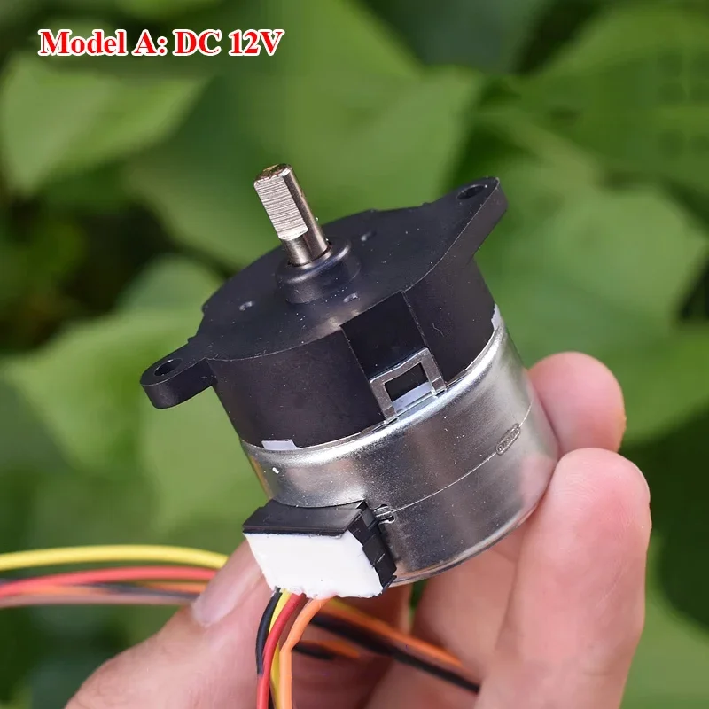 

35BY412L мини 35 мм круглый 4-фазный 5-проводной Шаговый двигатель PM35 планетарный редуктор шаговый двигатель DC12V/DC24V