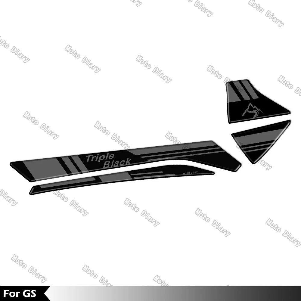 

Для R1200GS/GSAdv 2013-2018 R1250GS/GSAdv 2019-2024 3D наклейка на маятник мотоцикла Adventure тройная черная наклейка на поворотный рычаг