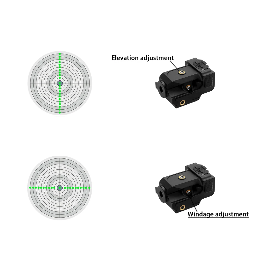 Тактический тренировочный лазерный прицел для тренировок охоты красный зеленый