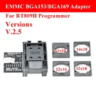 RT-BGA169-01 BGA169  BGA153 EMMC адаптер V2.3 с 3 боксами BGA для программатора RT809H, лучшее качество