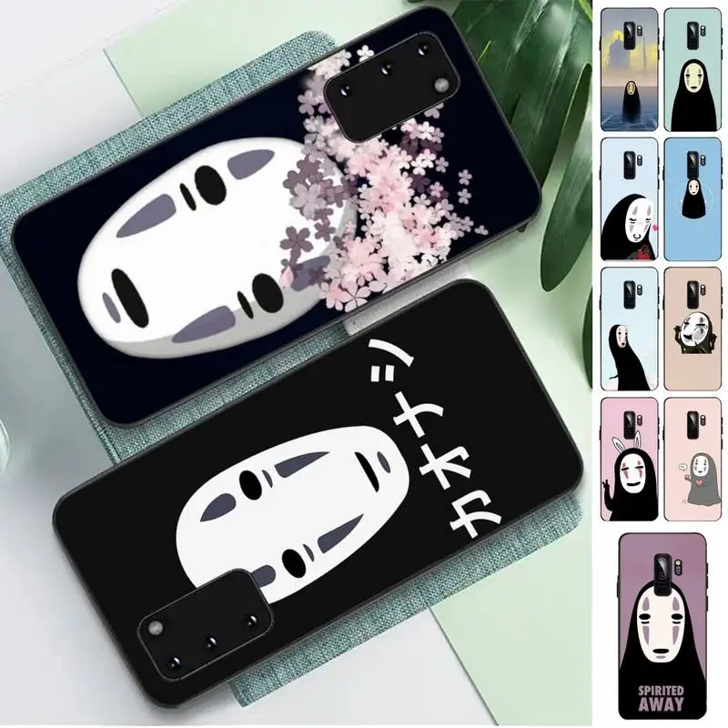 

Spirited Away No Face man Phone Case for Samsung S10 21 20 9 8 plus lite S20 UlTRA 7edge