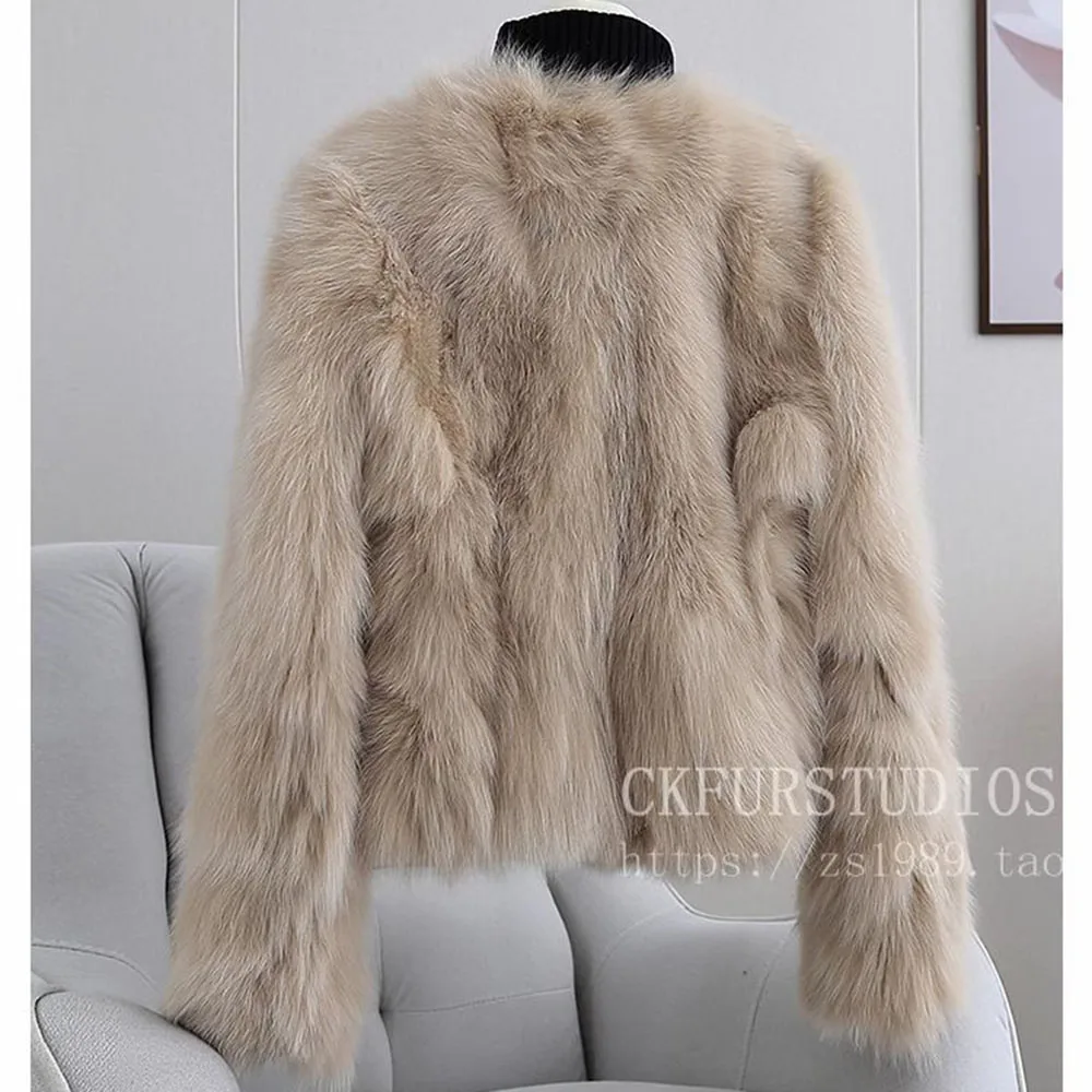 Британский аристократический стиль имитация лисьего меха модное пальто Mao