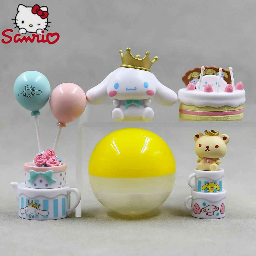 

Sanrio 4Cm My Melody Figure Anime Kawaii Cinnamoroll Kuromi Hello Kitty Cat Action Collection Materials Gifts Toys For Children