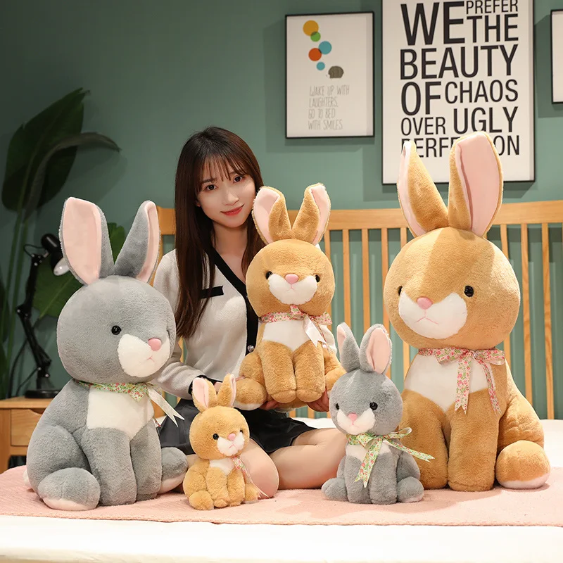 

Cartoon Rabbit Doll Soft Plush Toys Cute Simulation Bunny Appease Toy For Kids Plush Stuffed Animal Sleeping Toys For Babies