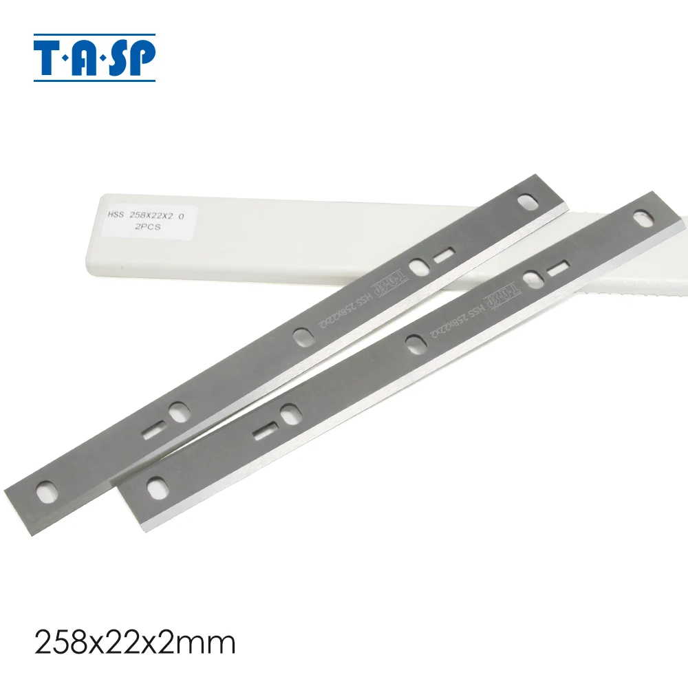 Lama Per Pialla In Legno Tasp Hss 258X22X2Mm Spessore Coltello Per Scheppach Hms1080 1050 1070 Bernard Pt-250 Kity Dra 260