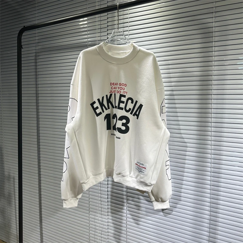 

New RRR123 sweatshirt Men and women 1:1 best quality hoodie RRR123 round neck casual shirt