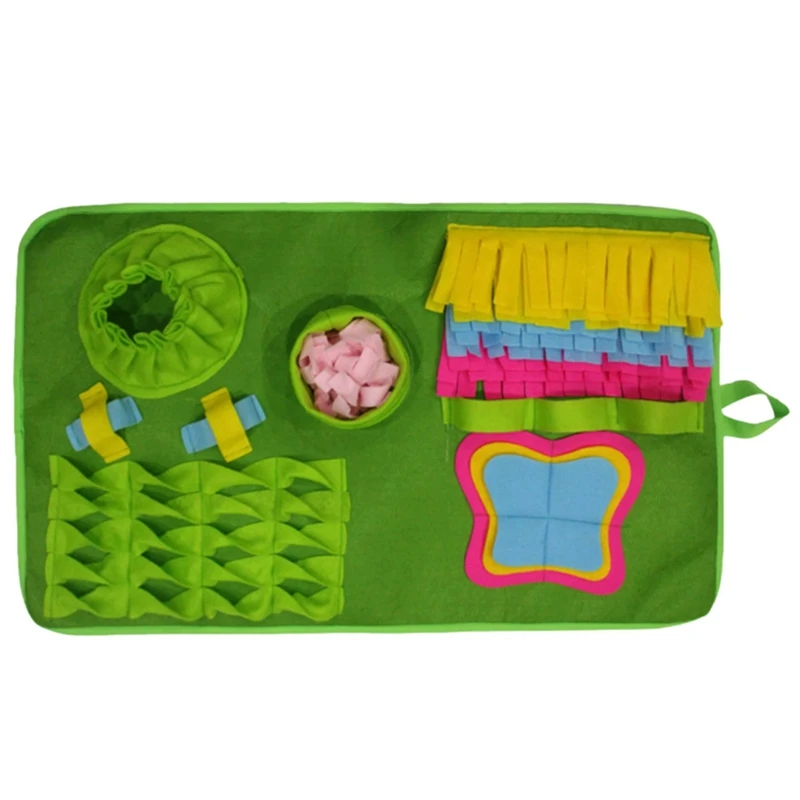 

Pet Sniffing Mat Washable Dog Cat Smell Training Pad Consume Energy Puzzle Pet Toys Puppy Dog Training Blanket