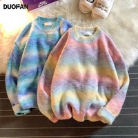 duofan knitted pullovers sweater autumn and winter outside wear japan style korean version chic all match top ins sweater women