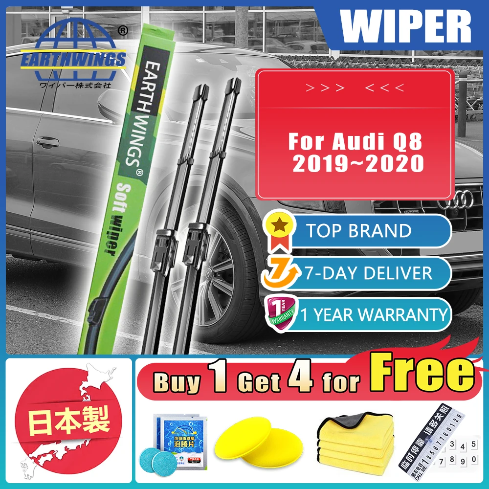 

Wiper For Audi Q8 2019~2023 2021 2022 2020 Auto Accessories Car Window Windscreen Windshield Wipers Blade Brushes Rubber 26"20"