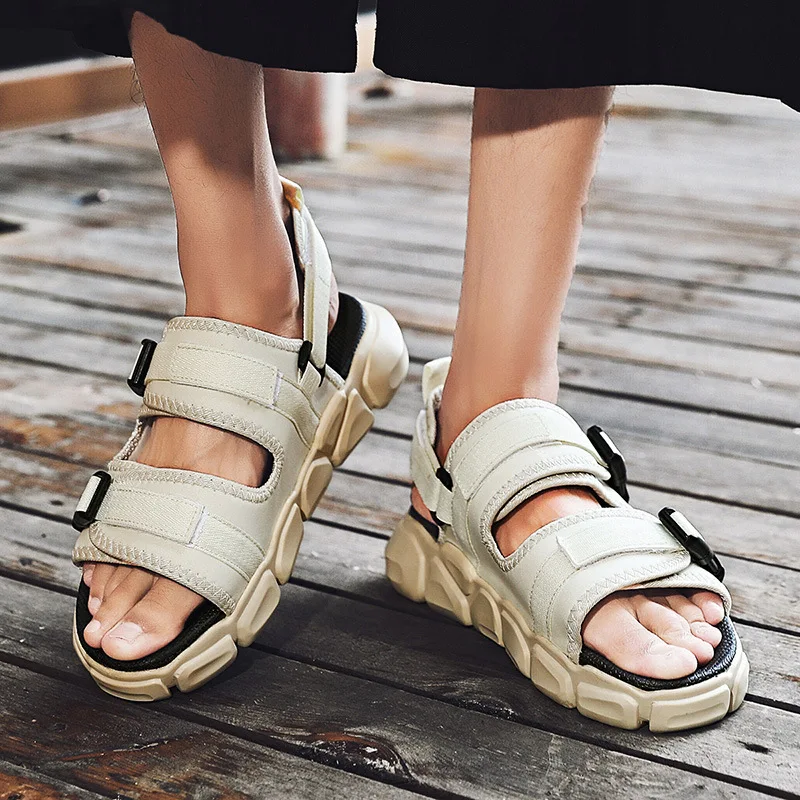 Мужские сандалии новинка 2024 мужская повседневная обувь для мужчин шлепанцы