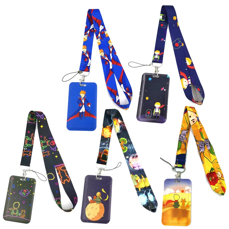 

Little Prince Creative Lanyard Card Holder Student Hanging Neck Phone Lanyard Badge Subway Access Holder Accessories