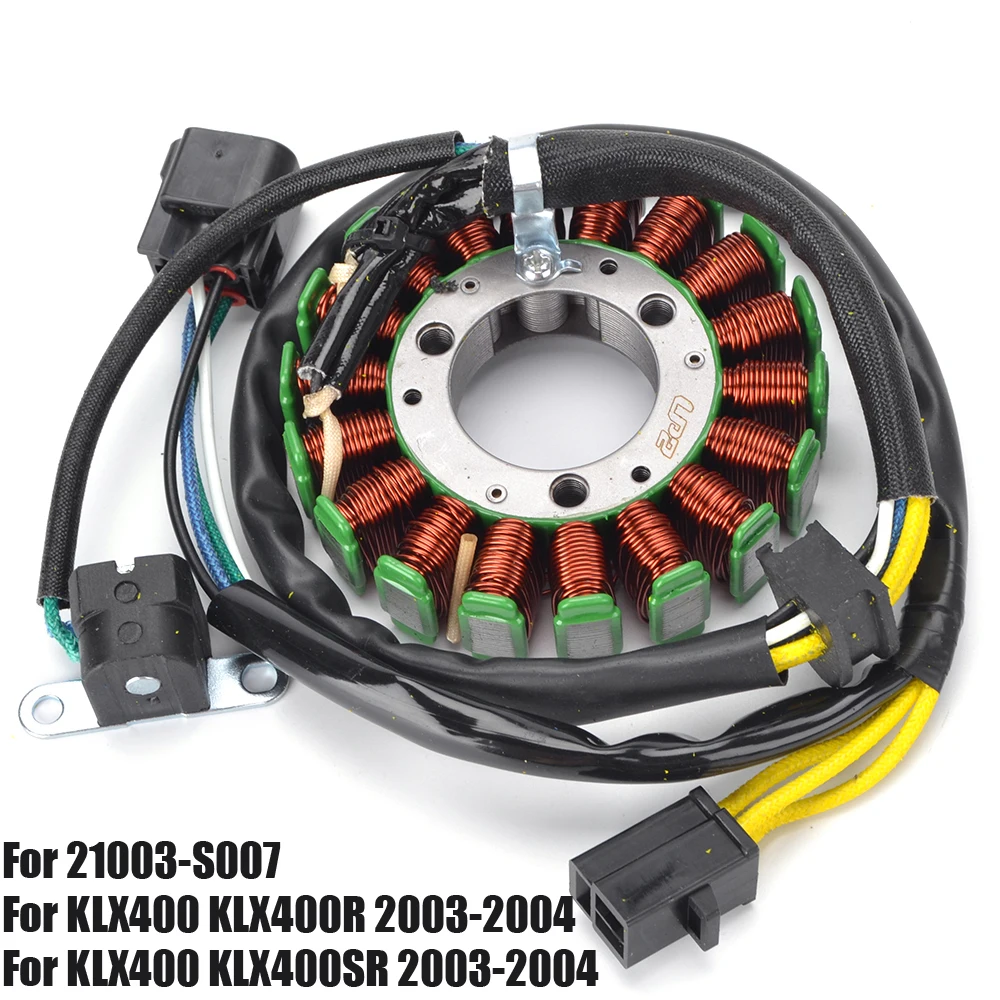 

For Kawasaki KLX400 KLX400R KLX400SR 2003 2004 21003-S007 KLX 400 R SR Engine Generator Stator Coil