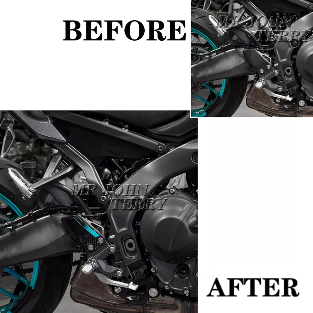 Для Yamaha MT-09 mt-09 2024 защитные декоративные наклейки для мотоцикла накладка на пятку