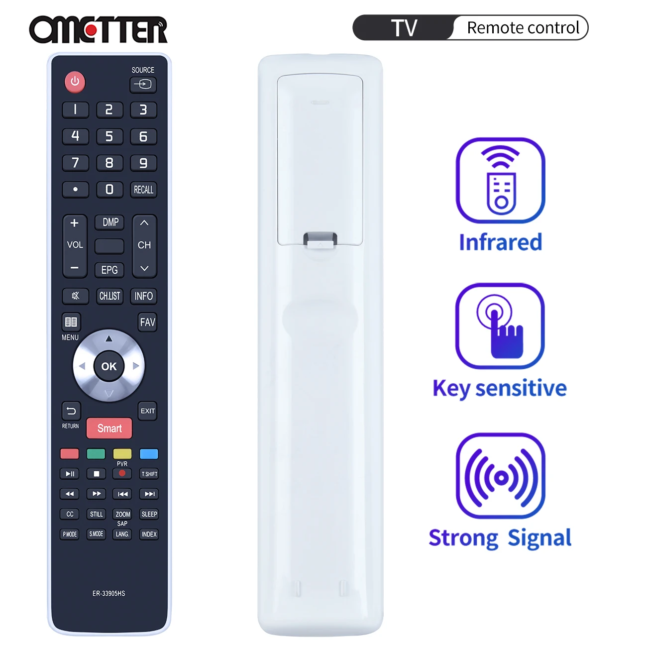 

New Original Remote Control ER-33905HS ER-33905 For Hisense 3D Smart TV