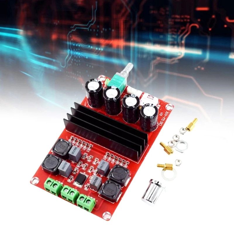 Плата цифрового усилителя XH-M190 TDA3116D2 с общей мощностью 2x100 Вт простым управлением