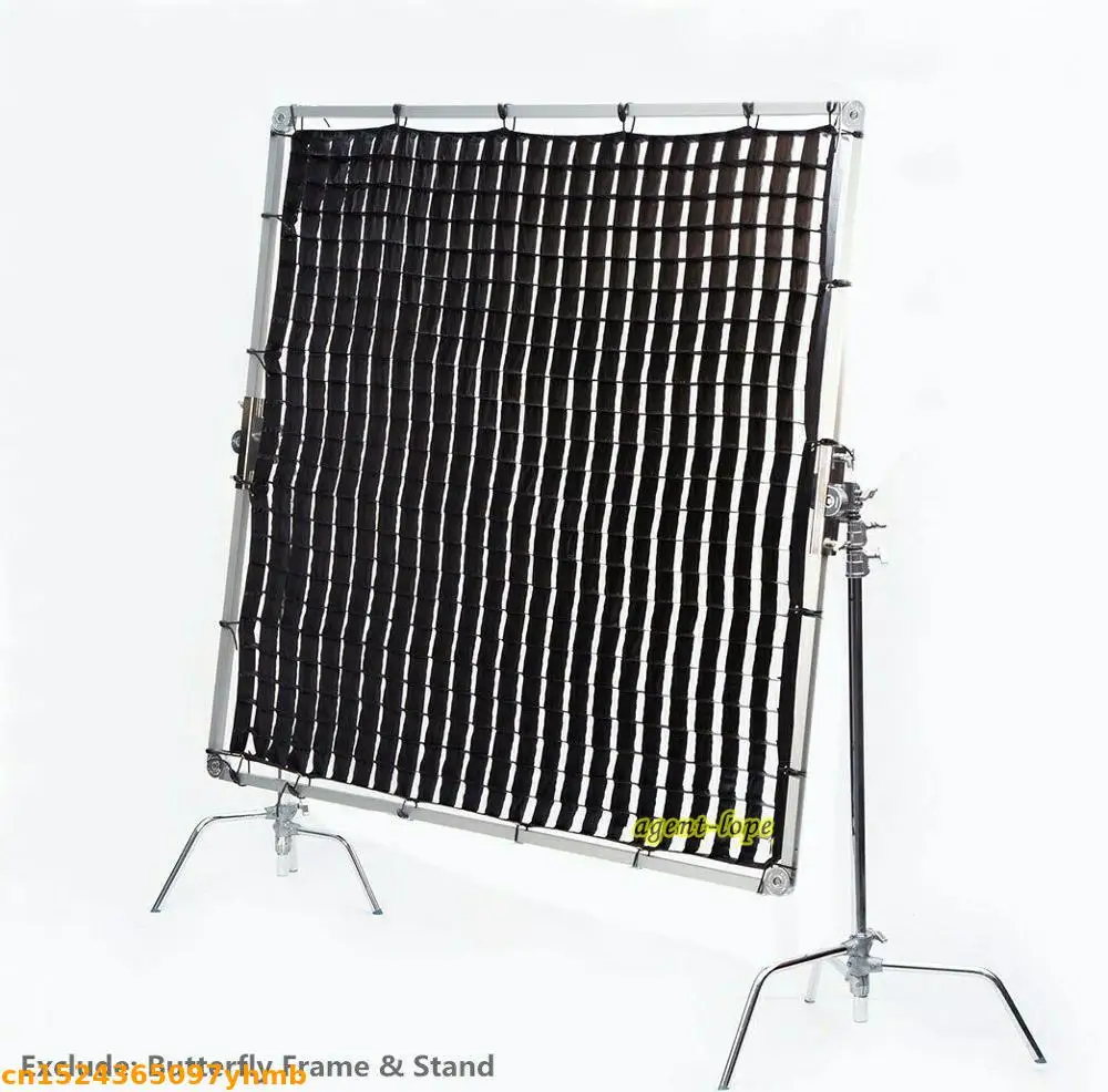 

12ftx12ft 3.6 3.6m 80 Egg Crate Eggcrates Grids Honeycomb Butterfly Frame Backdrop for Kino Nanlite Photo Studio Film Shooting