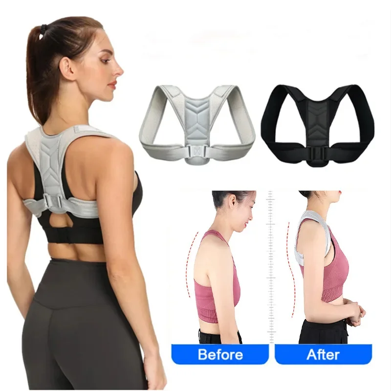 

Women Corrector Belt Relief Protection Adjustable Back Posture Spine Men Correction Pain Preventing Humpback Shoulder Support