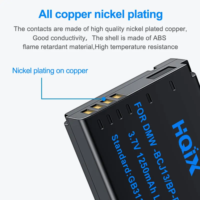 HQIX для Panasoinc DMC-LX5GK LX7 LX55 LX7GK камера DMW-BCJ13 зарядное устройство Аккумулятор