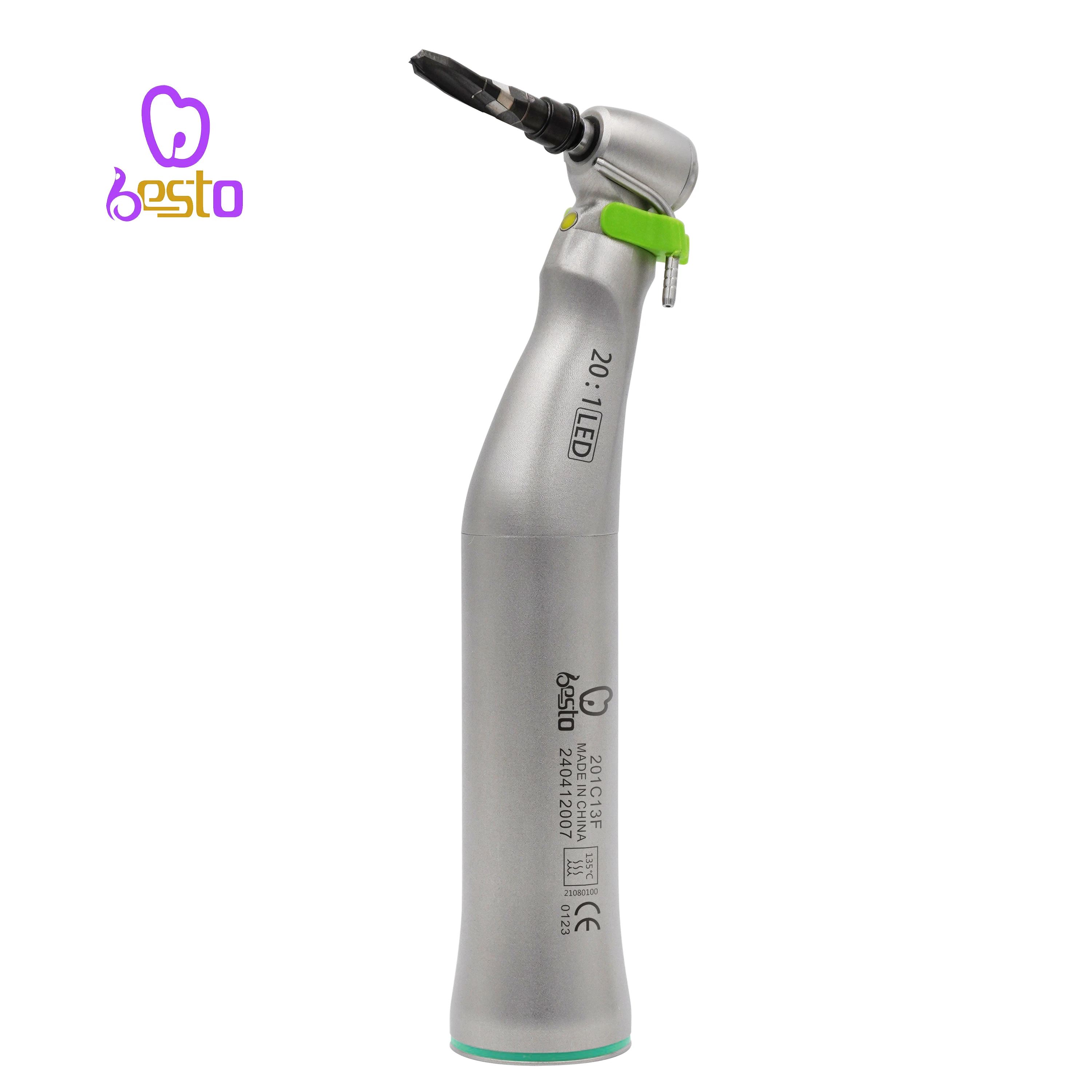 Наконечник Dent al impl ant 20:1 светодиодный угловой кнопочный наконечник из