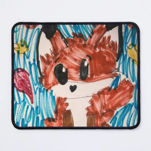 

Игровой компьютерный коврик для мыши Faith The Fox, мужской настольный компьютерный коврик для мыши, клавиатура с рисунком коврик с рисунком из А...