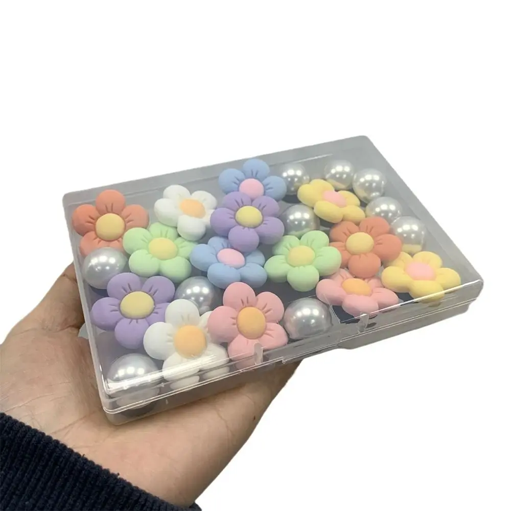 24 шт. аксессуары для сумок в виде цветов и жемчуга