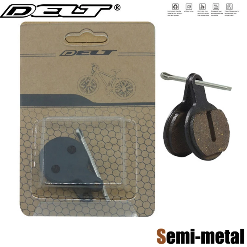 DELT 4-пары велосипедных дисковых тормозных колодок для NOVELA Lyra L10.11 MD-C500