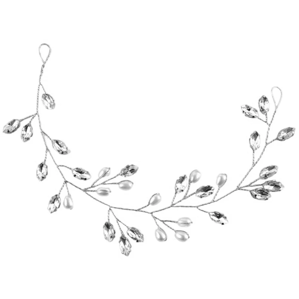 

Girl Hair Accessories Bridal Wedding Vine Decorative Ties Vines Hairstyles Pearl