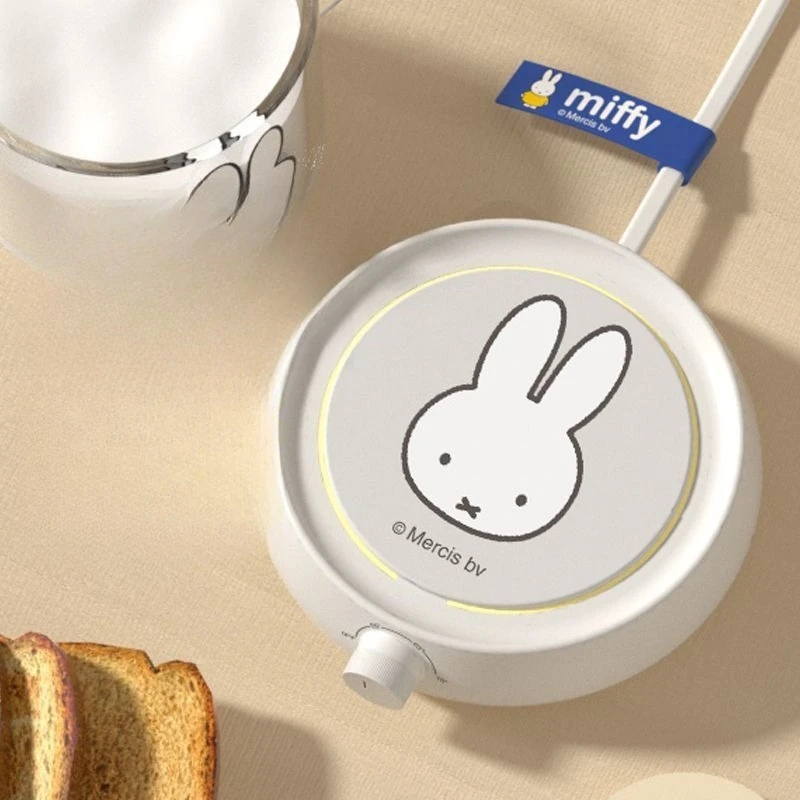 Фото Аниме-подставки для кружек Miffy с подогревом до 55-75 градусов ℃   Умные термостойкие подставки для чашек: милые, кавайные, новые, для офиса №2