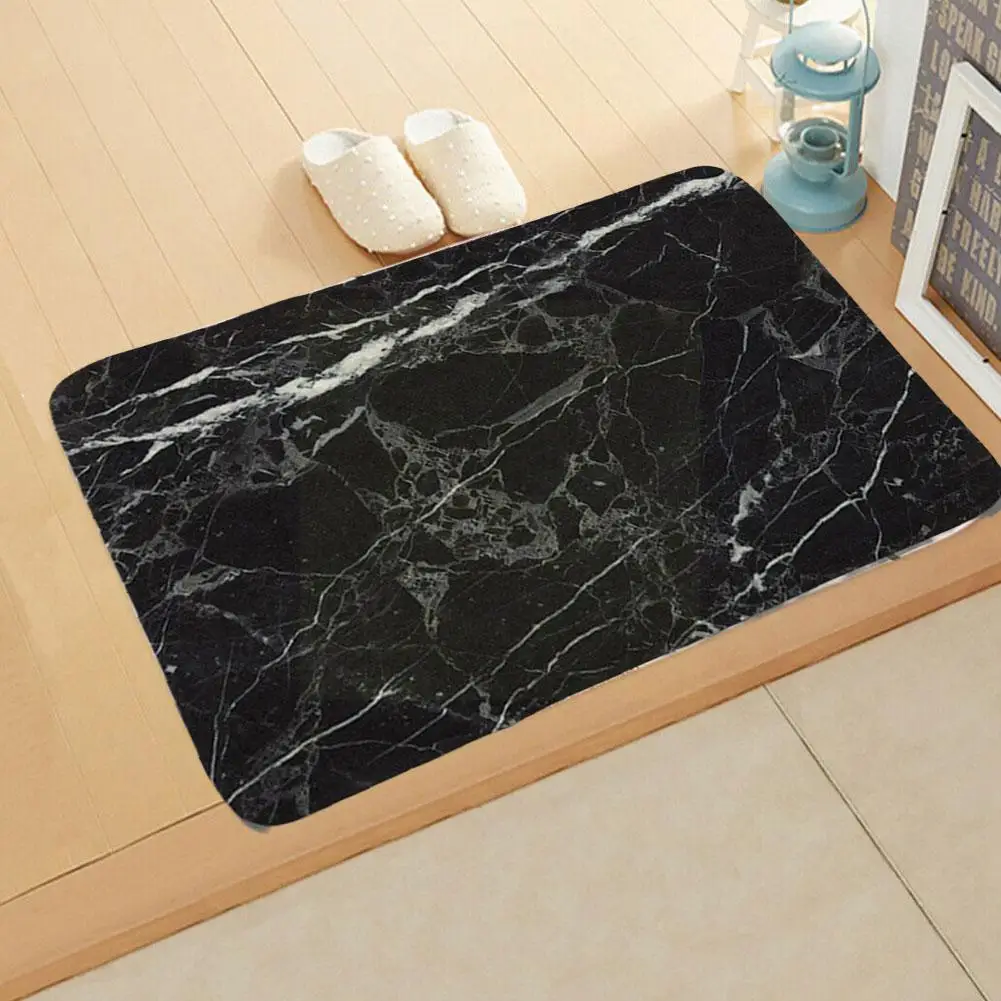 

Entrance Doormat Marble Pattern Kitchen Mat Bathroom Anti-slip Bedroom Carpet Floor Children Rug Home Hallway Decoration Be A4t1