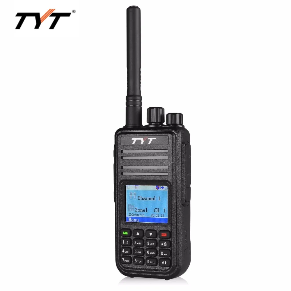 TYT MD-380 dmr портативная рация 5 Вт 2000 мАч двусторонняя радиостанция uhf vhf GPS