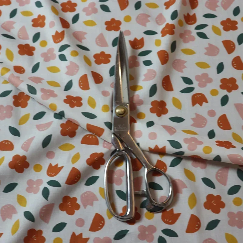 Хлопчатобумажная ткань для детей розовые льюшки 80STissun шитья платье женской юбки