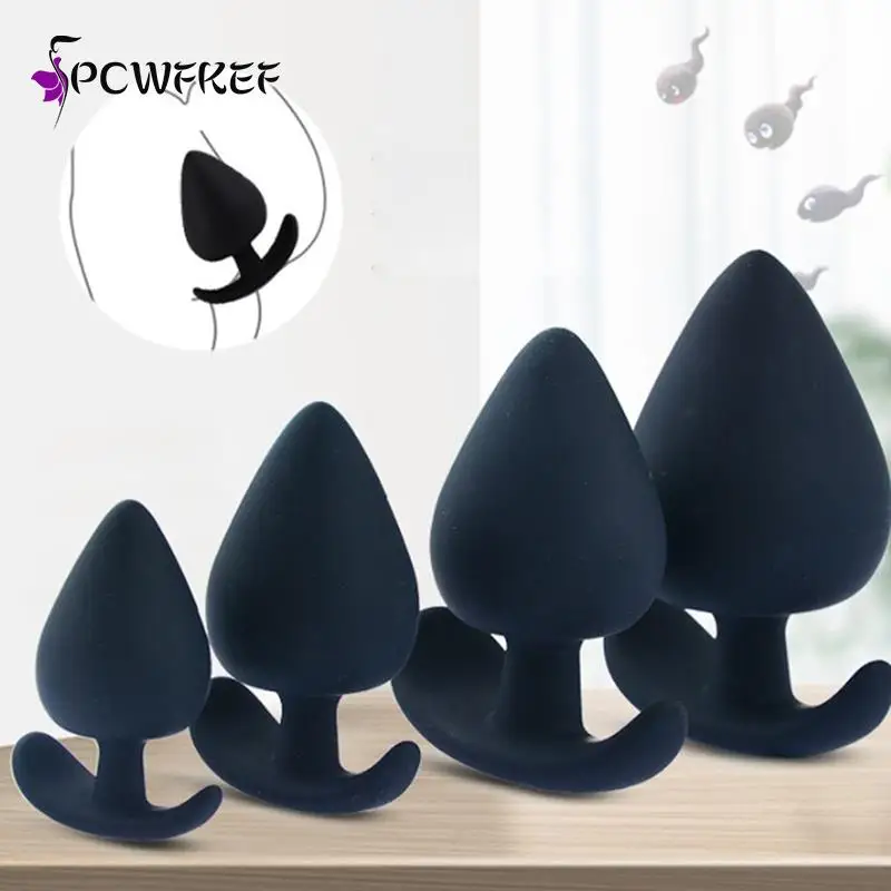 Большой Силиконовый анальный фаллоимитатор для мужчин и женщин 5 размеров -