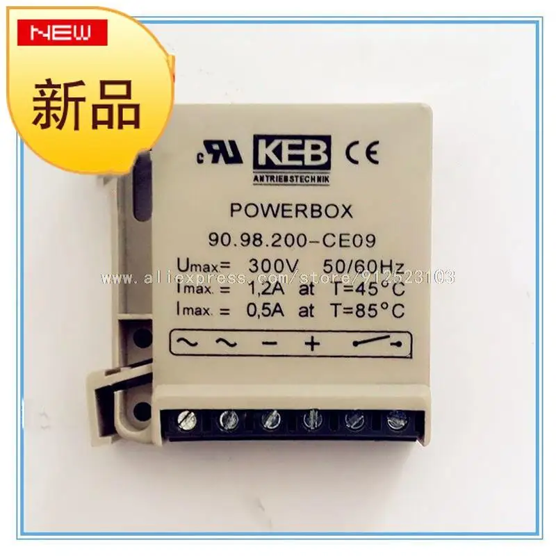 

KEB POWERBOX 90.98.200-CE09 Umax = 300V Imax = 1.2A