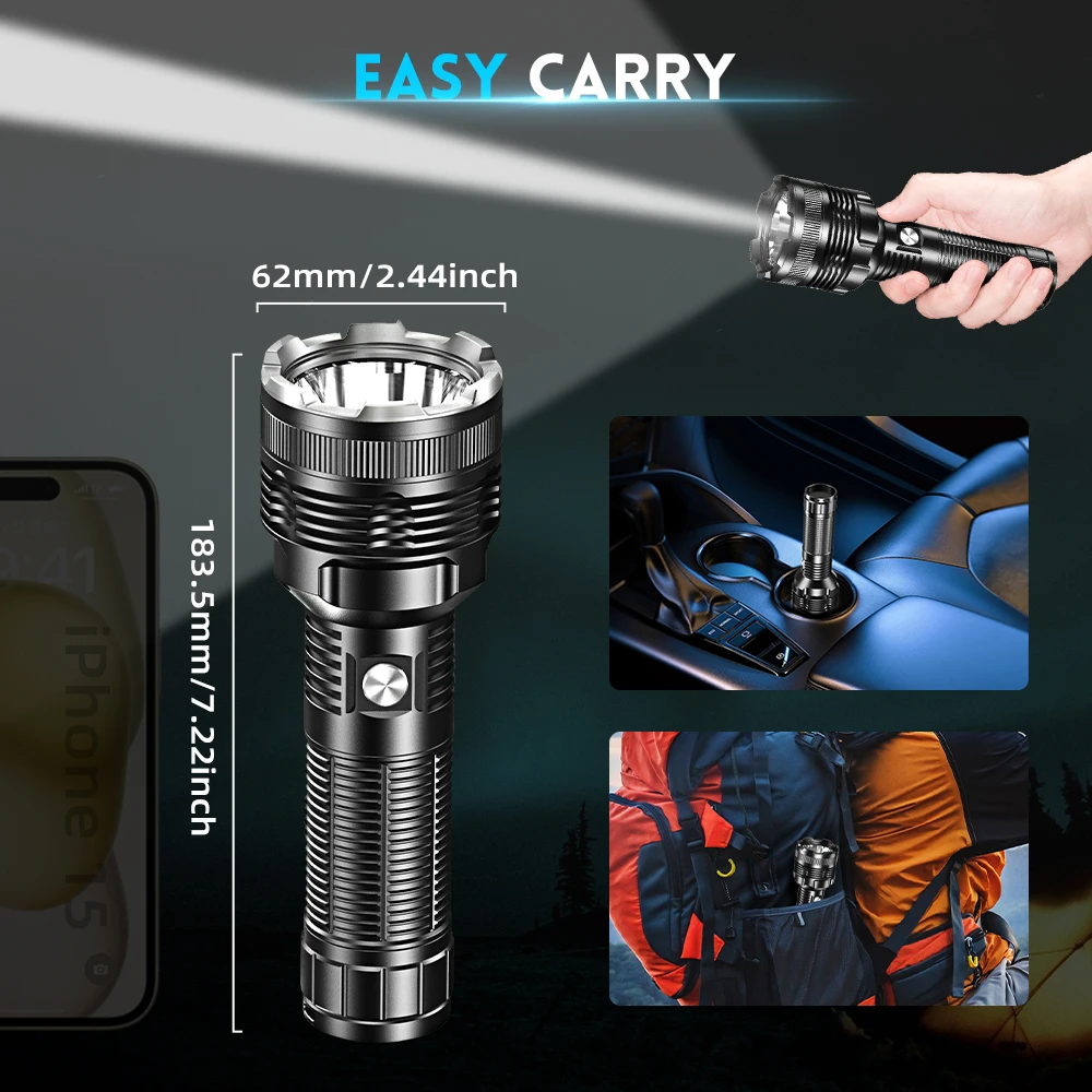 Новейший 20 Вт супер яркий водонепроницаемый IP67 Тактический наружный прожектор LEP