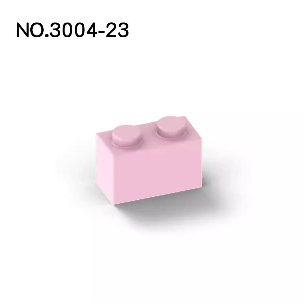 50 шт. детали MOC 3004 кирпич 1x2 совместимые кирпичи DIY сборные строительные блоки