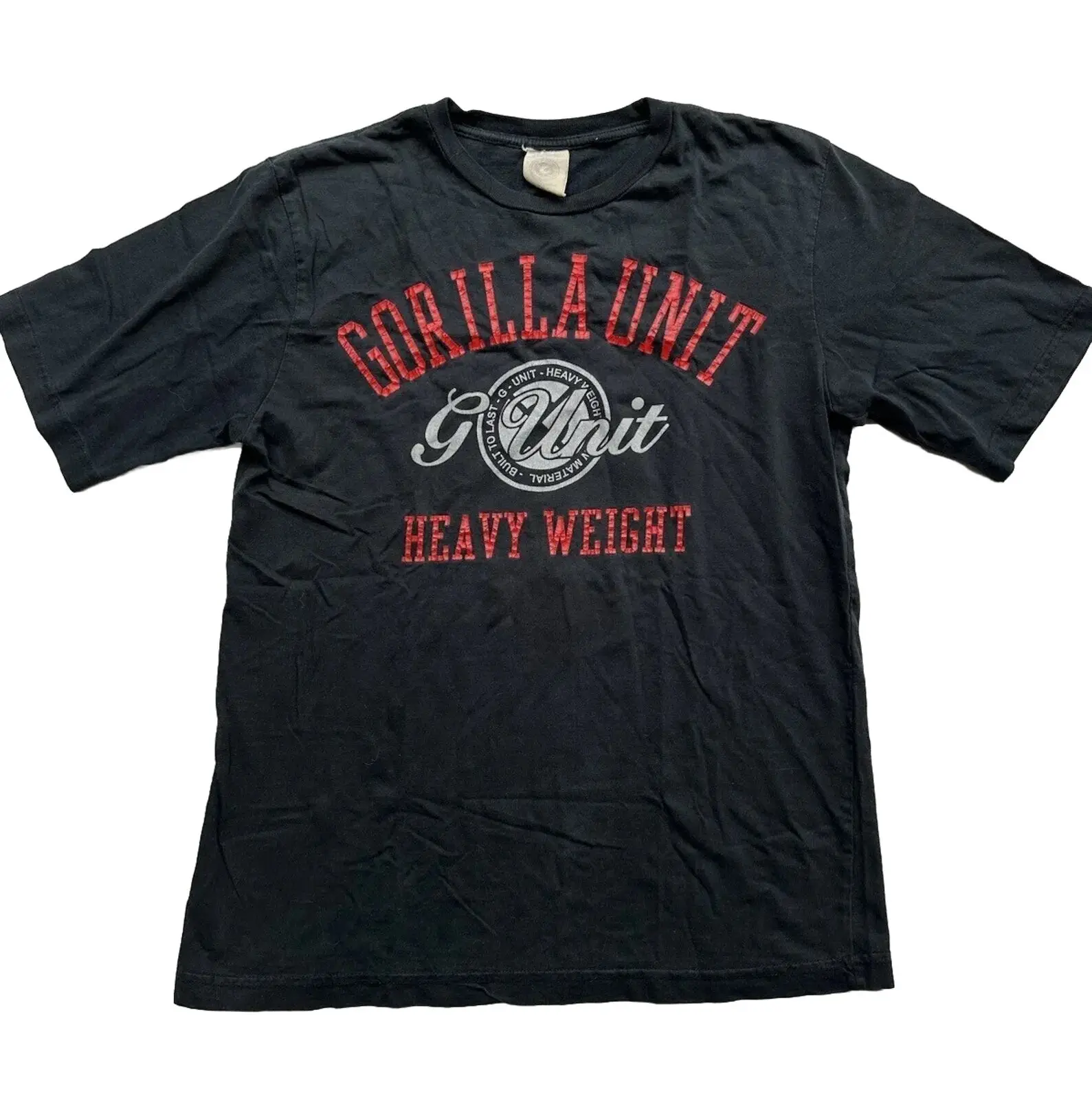 Официальная 50-центовая футболка Curtis Jackson G Unit Gorilla Sz L heavy Y2k READ с длинным или
