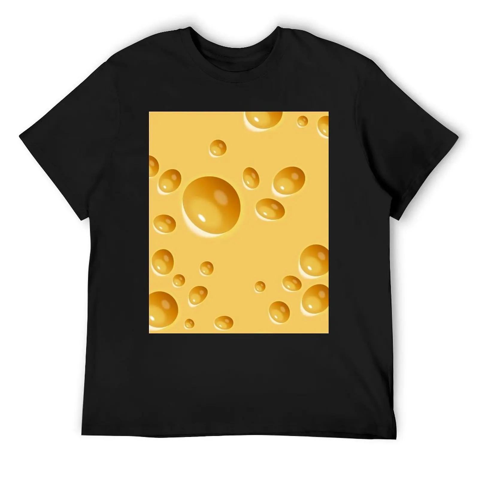 Футболка Swiss Cheese обычные футболки для мужчин в тяжелом весе