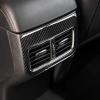 for mazda cx 5 cx5 2017 2018 carbon fiber car center armrest box rear air vent outlet cover