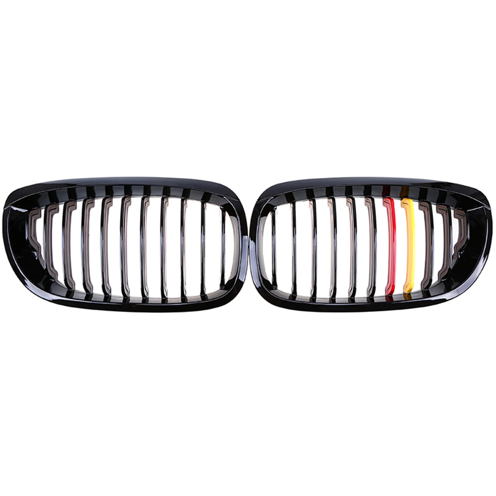 

Gloss Black German Flag Type Car Front Kidney Grille Racing Grills For-BMW 3-Series 320Cd E46 Coupe 2003-2006