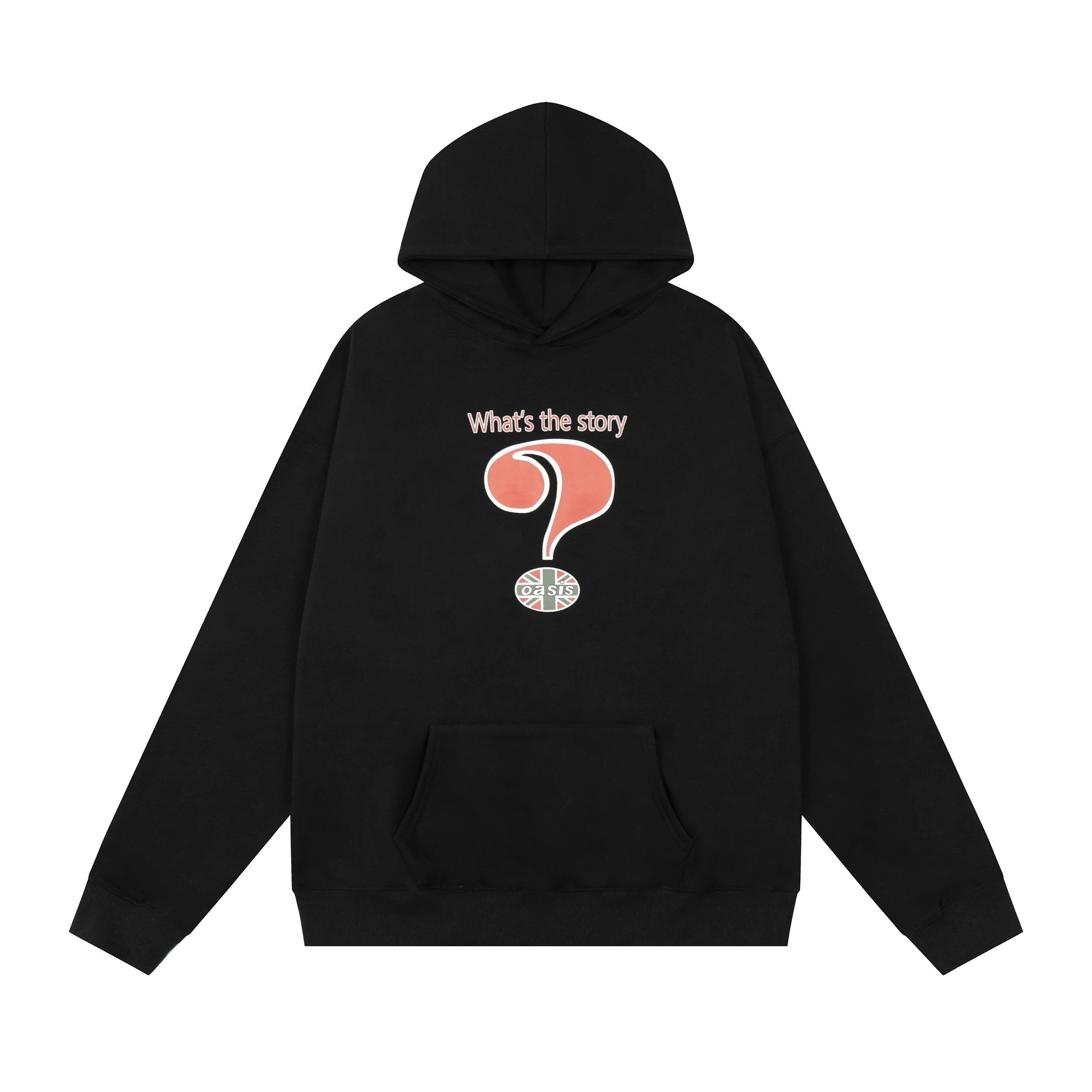 

Frog drift New Fashion Streetwear Rock Hooded Fleece What is the Story Oversize Loose hoodies Sweatshirt for men