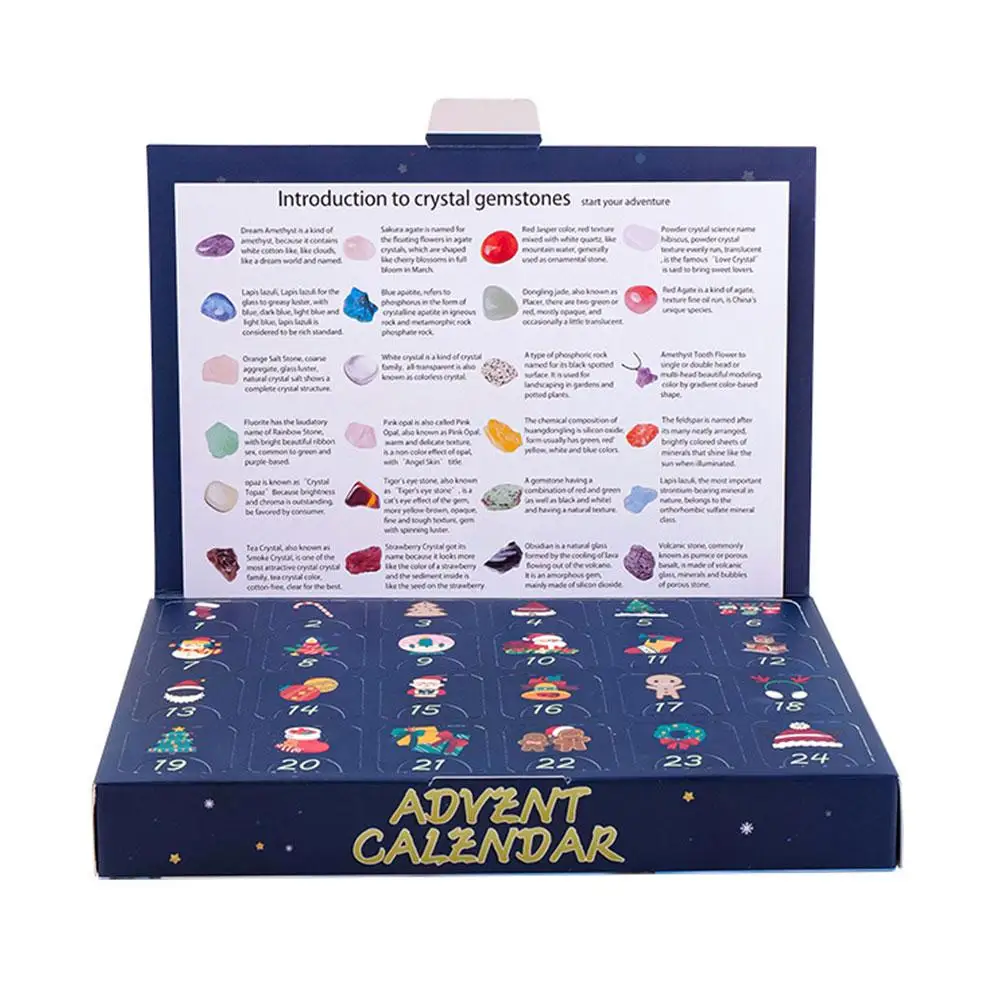 Рождественский календарь обратного отсчета день прибытия кристаллическая сетка