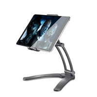 rotating portable monitor wall desk metal stand fit for below 15 6inch monitor tablet mobile phone holders