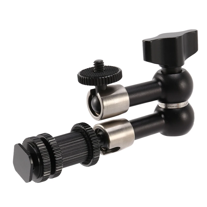 

9,18 дюймовый (23,3 см) регулируемый шарнир Magic Arm с резьбовым винтом 1/4 дюйма, подходит для ЖК-дисплея/светодиодной лампы, проектора